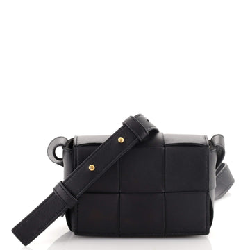 Bottega Veneta Cassette Crossbody Bag Maxi Intrecciato Leather Extra Mini
