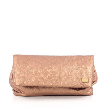 Louis Vuitton Limelight Clutch Metallic Jacquard Textile GM Gold