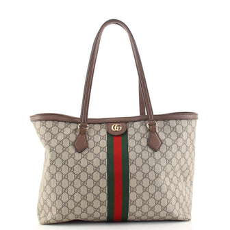 Gucci Ophidia Shopping Tote GG Coated Canvas Medium