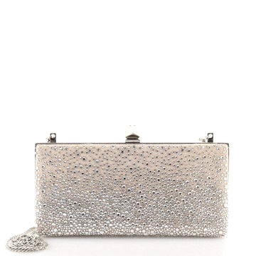 Jimmy Choo Celeste Clutch Leather with Crystals