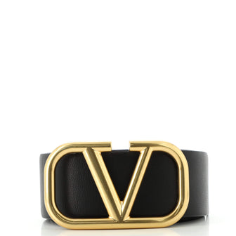 Valentino VLogo Reversible Belt Leather Extra Wide