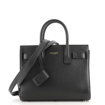 Saint Laurent Sac de Jour Bag Leather Nano