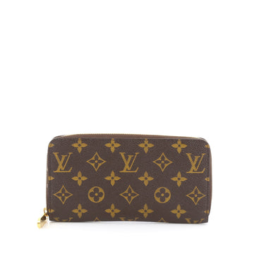 Louis Vuitton Zippy Wallet Monogram Canvas Brown