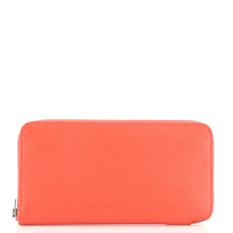 Hermes Azap Zip Around Wallet Silk'in Epsom Long