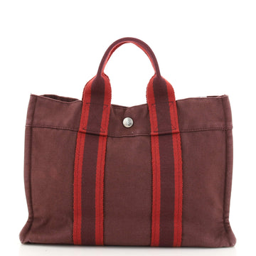 Hermes Fourre Tout Tote Toile PM