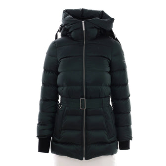 Burberry Women's Limehouse Belted Puffer Jacket Quilted Polyamide Blend with Down