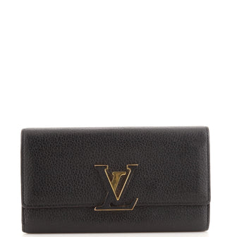 Louis Vuitton Capucines Wallet Leather