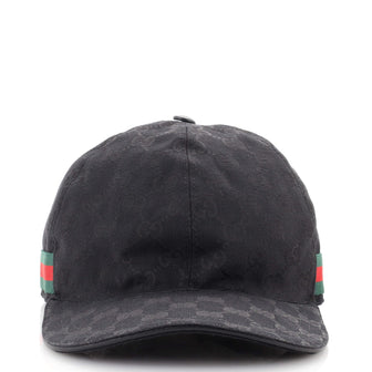 Gucci Web Baseball Cap GG Canvas