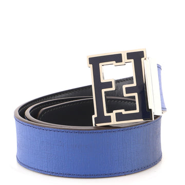 Fendi FF Buckle Reversible Belt Zucca Coated Canvas Wide