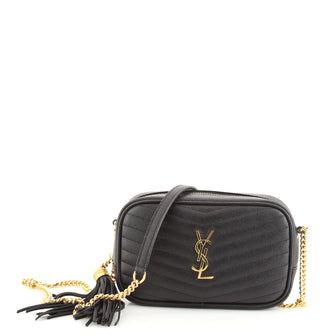 Saint Laurent Lou Camera Bag Matelasse Chevron Leather Mini
