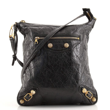 Balenciaga Flat Crossbody Giant Studs Leather