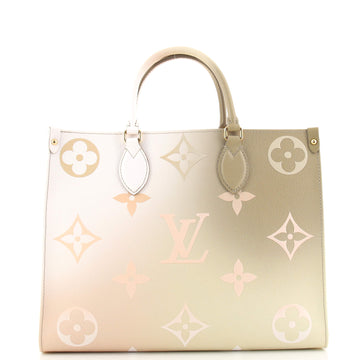 Louis Vuitton OnTheGo Tote Spring in the City Monogram Giant Canvas MM