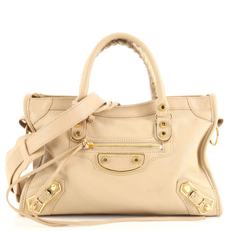 Balenciaga City Classic Metallic Edge Bag Leather Small