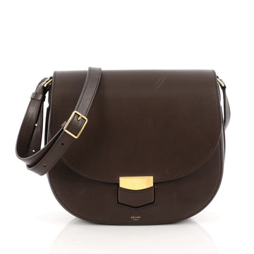 Celine Trotteur Lock Crossbody Bag Calfskin Medium