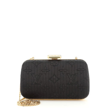 Louis Vuitton Motard Minaudiere Monogram Satin