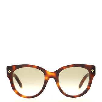 Louis Vuitton My Monogram Round Sunglasses Acetate Brown 1698721