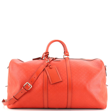 Gucci Bright Carry On Duffle Bag Diamante Leather Large