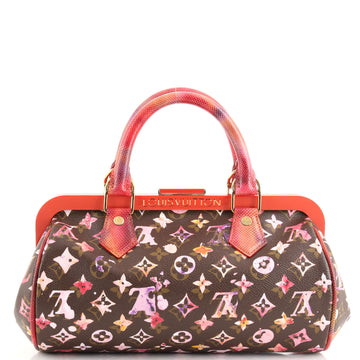 Louis Vuitton Frame Papillon Handbag Monogram Watercolor Aquarelle