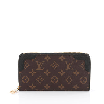 Louis Vuitton Retiro Zippy Wallet Monogram Canvas Brown