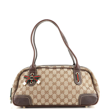 Gucci Princy Boston Bag GG Canvas Small