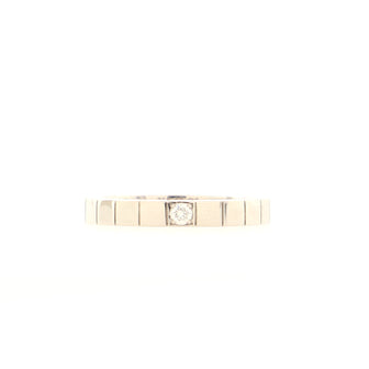 Cartier Lanieres Ring 18K White Gold with Diamond