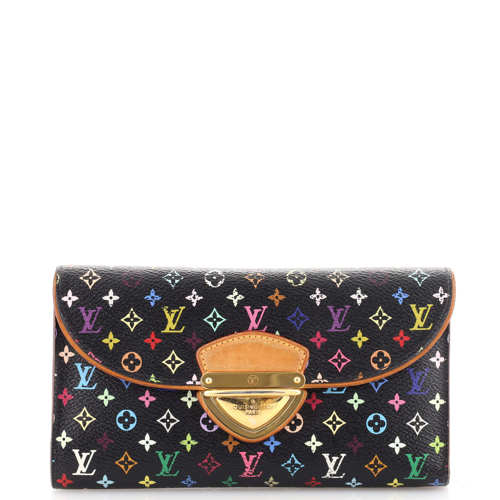 Louis Vuitton, Accessories, Louis Vuittonmonogram Multicolor Eugenie  Wallet Black