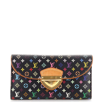 Louis Vuitton Black Monogram Multicolore Eugenie Wallet