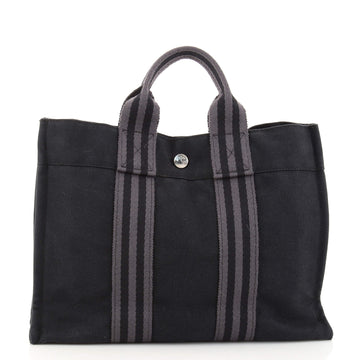 Hermes Fourre Tout Tote Toile PM