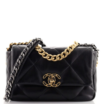 Chanel 19 Flap Bag Quilted Lambskin Medium