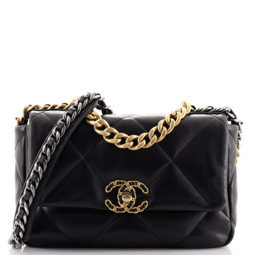 Chanel 19 Flap Bag Quilted Lambskin Medium