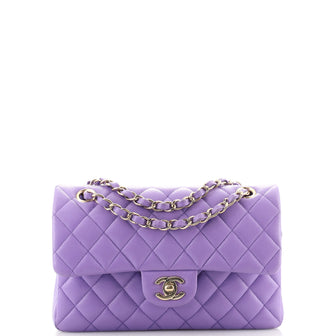 Chanel Classic Double Flap Bag Quilted Caviar Small