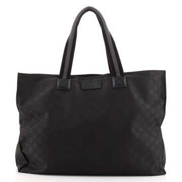 Gucci Web Open Tote (Outlet) GG Canvas Large