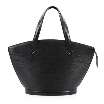 Louis Vuitton Saint Jacques Handbag Epi Leather PM Black