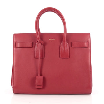 Saint Laurent Sac De Jour Handbag Leather Small