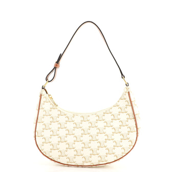 Celine Ava Bag Triomphe Coated Canvas
