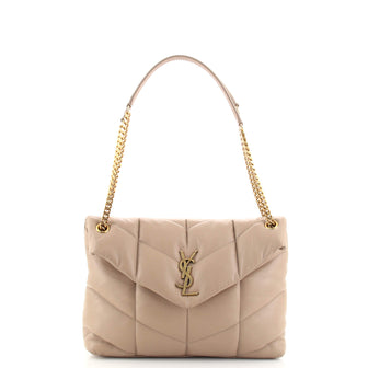 Saint Laurent LouLou Puffer Shoulder Bag Quilted Leather Medium