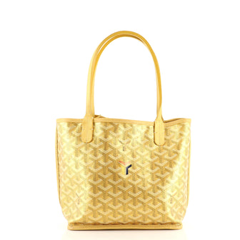 Goyard Anjou Reversible Tote Coated Canvas Mini