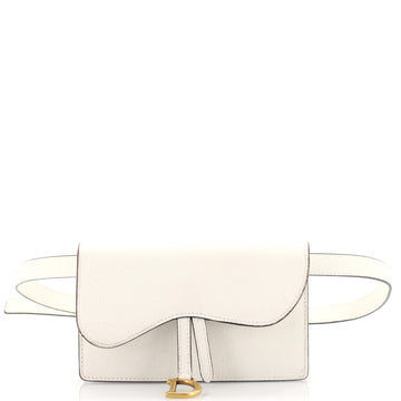 Christian Dior Saddle Rectangular Belt Bag Leather
