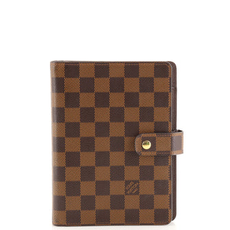Louis Vuitton Ring Agenda Cover Damier MM