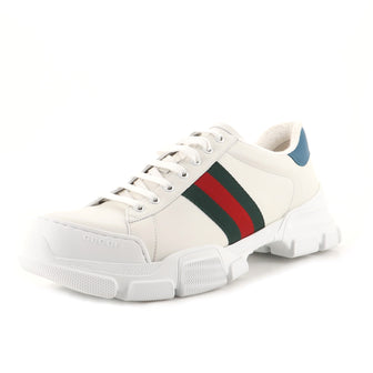 Gucci Nathane Web Sneakers Leather