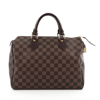 Louis Vuitton Speedy Handbag Damier 30 Brown