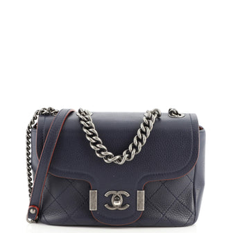 Chanel Archi Chic Flap Bag Quilted Grained Calfskin Small
