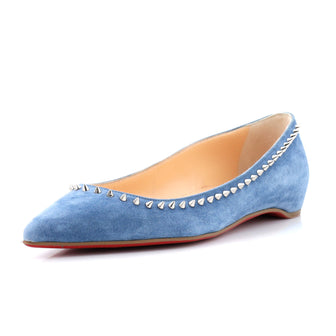 Christian Louboutin Women's Anjalina Flats Studded Suede