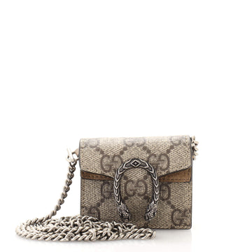 Gucci Dionysus Airpods Case with Chain GG Coated Canvas