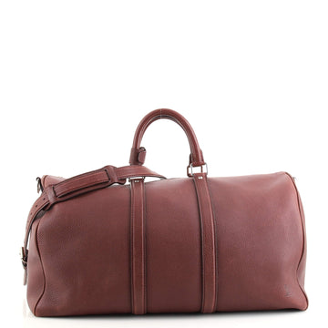 Louis Vuitton Keepall Bandouliere Bag Naxos Leather 45