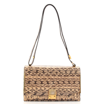 Lanvin Partition Shoulder Bag Python Medium