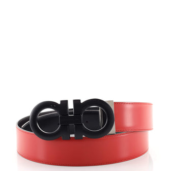 Salvatore Ferragamo Gancini Belt Leather Wide