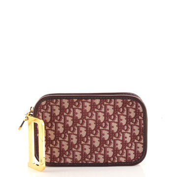 Christian Dior Diorquake Clutch Oblique Canvas Small