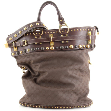 Gucci Babouska Convertible Tote GG Canvas Large