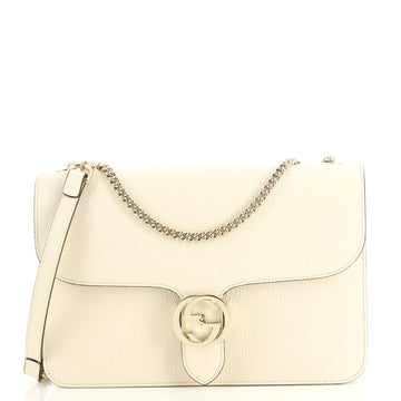 Gucci Interlocking Shoulder Bag (Outlet) Leather Medium